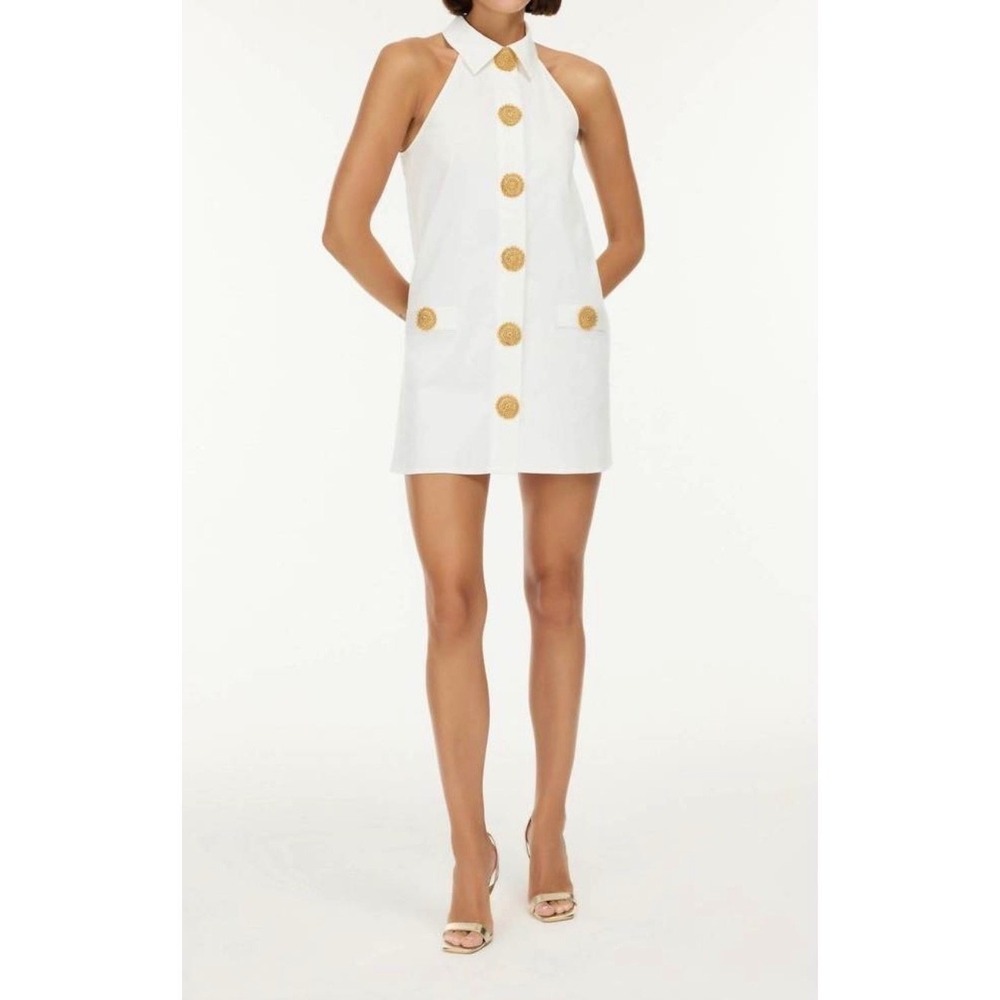 My Beachy Side Amber Mini Dress – White size Medium NWT - Picture 1 of 7